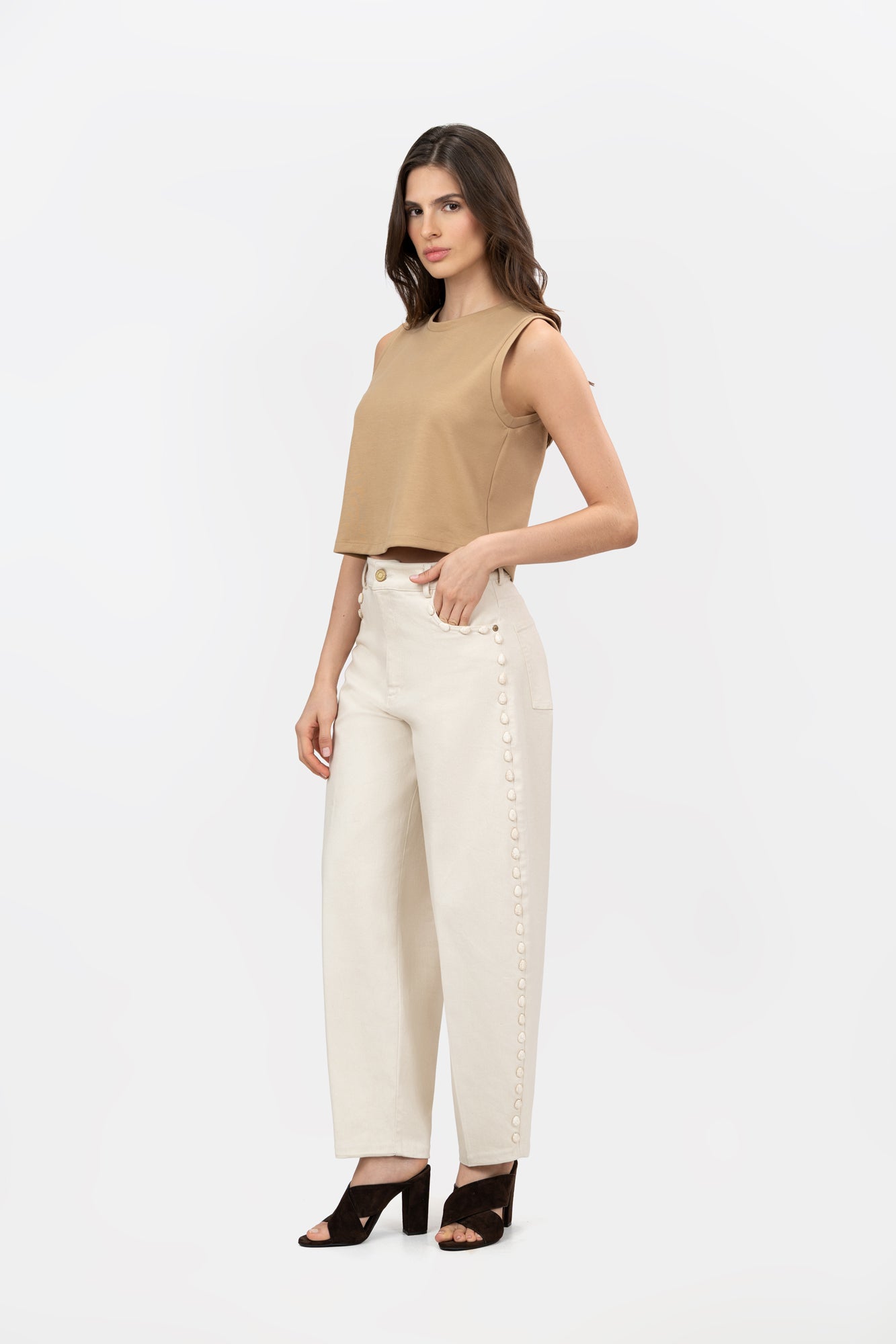 Blusa Luce Camel