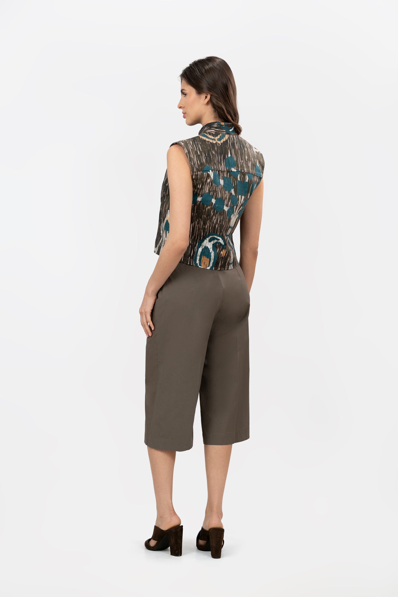 Chaleco Cumbre Jungle Brown Print