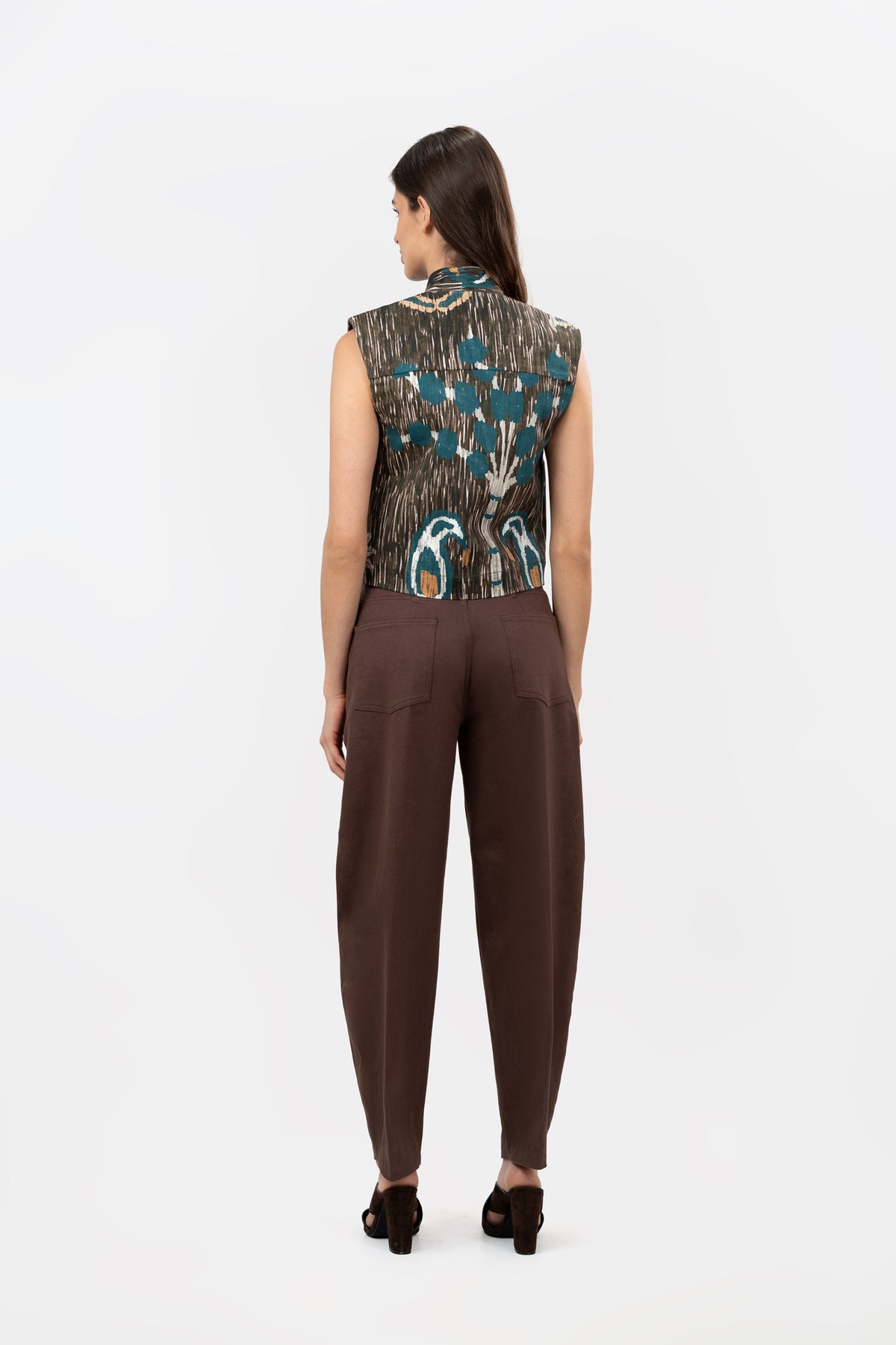 Chaleco Cumbre Jungle Brown Print