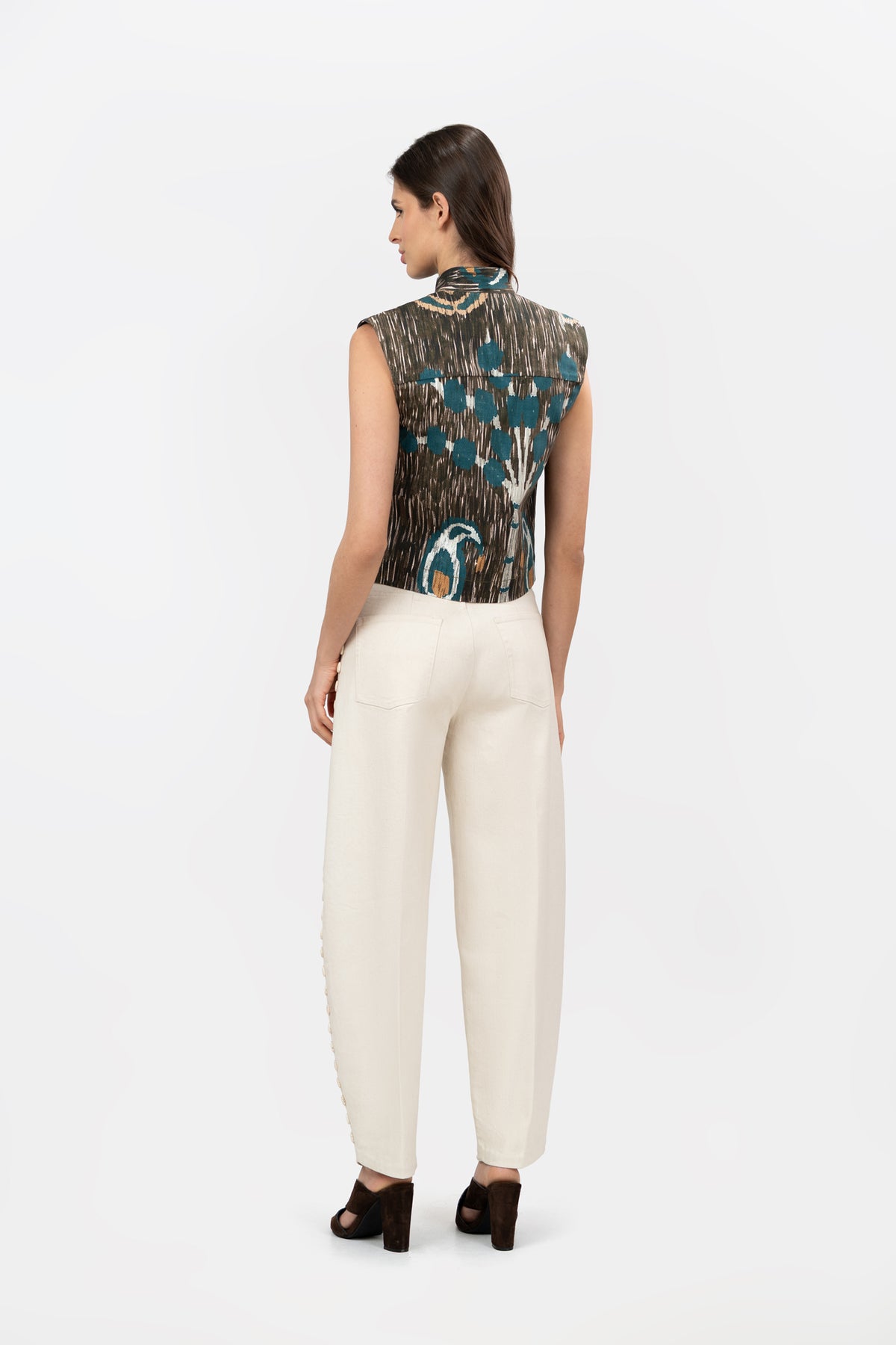 Chaleco Cumbre Jungle Brown Print