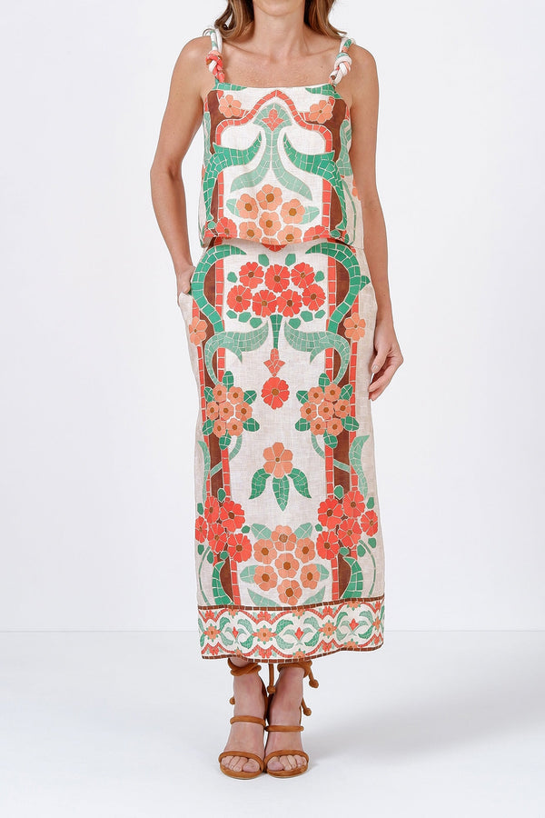 Falda Vistalmar Tessera Print