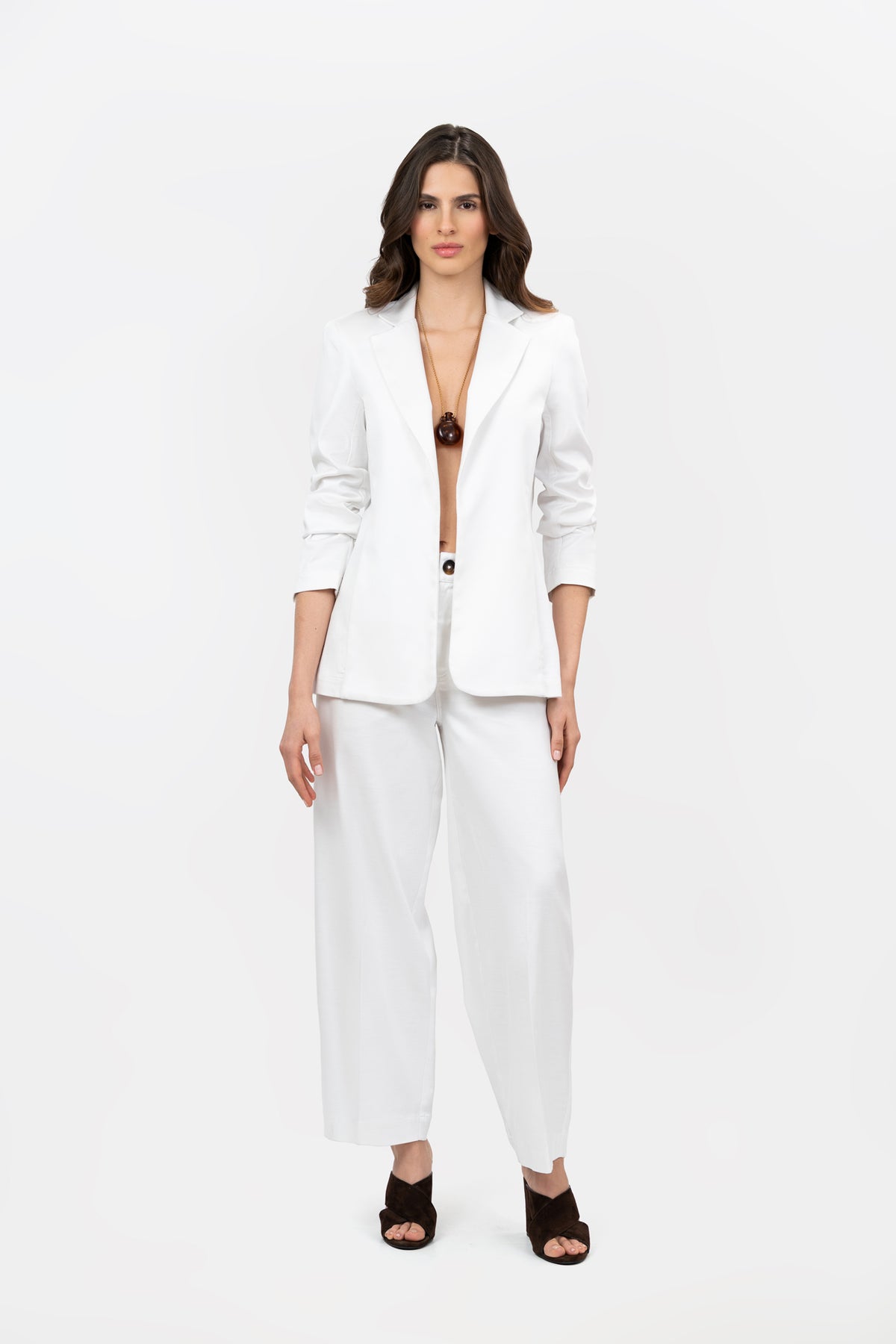 Blazer Flujo Ivory