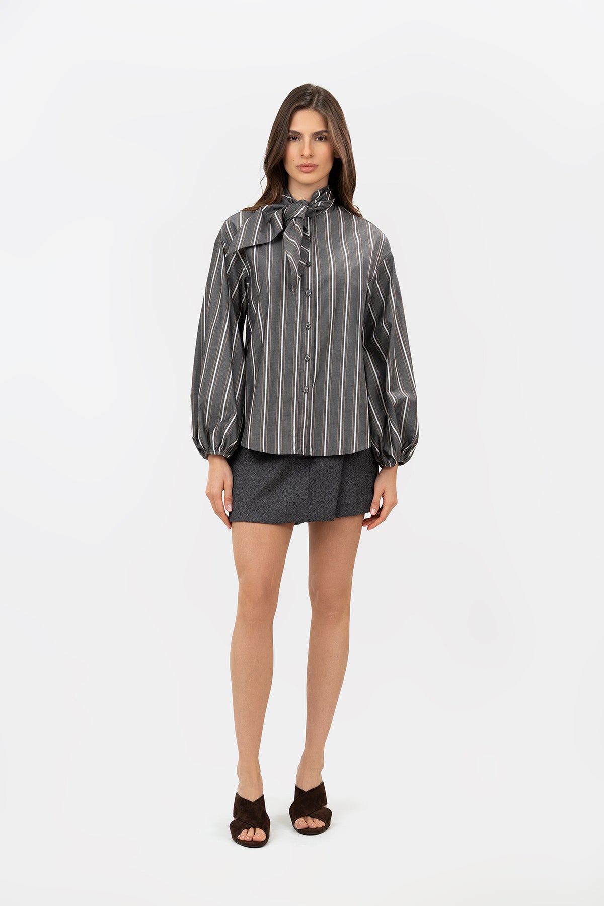 Falda Cinio Gris