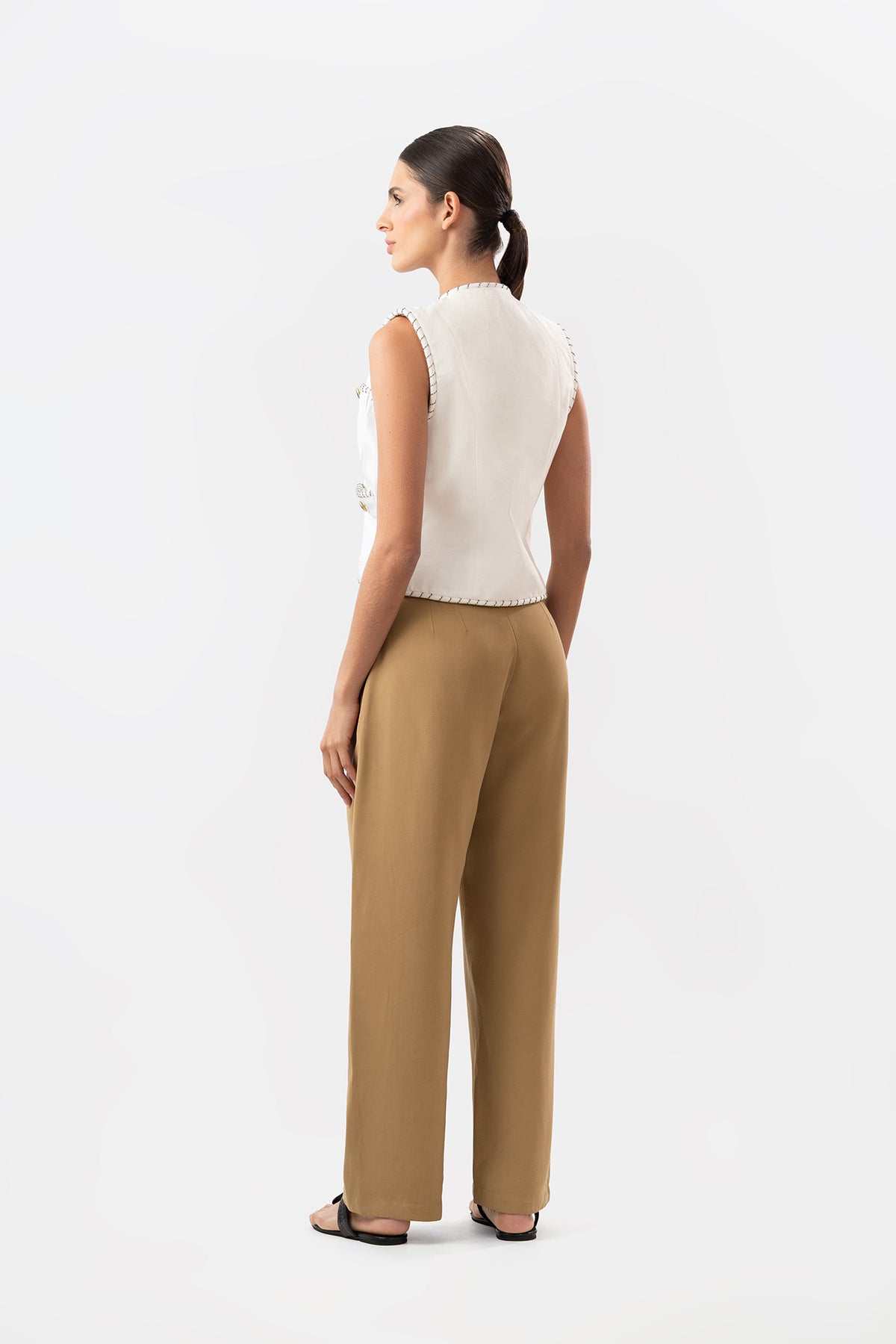Chaleco Claudine Ivory
