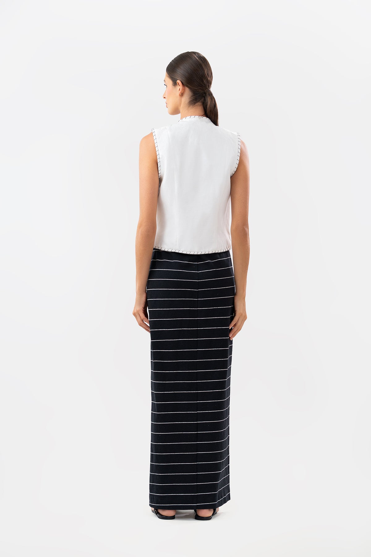 Chaleco Claudine Ivory