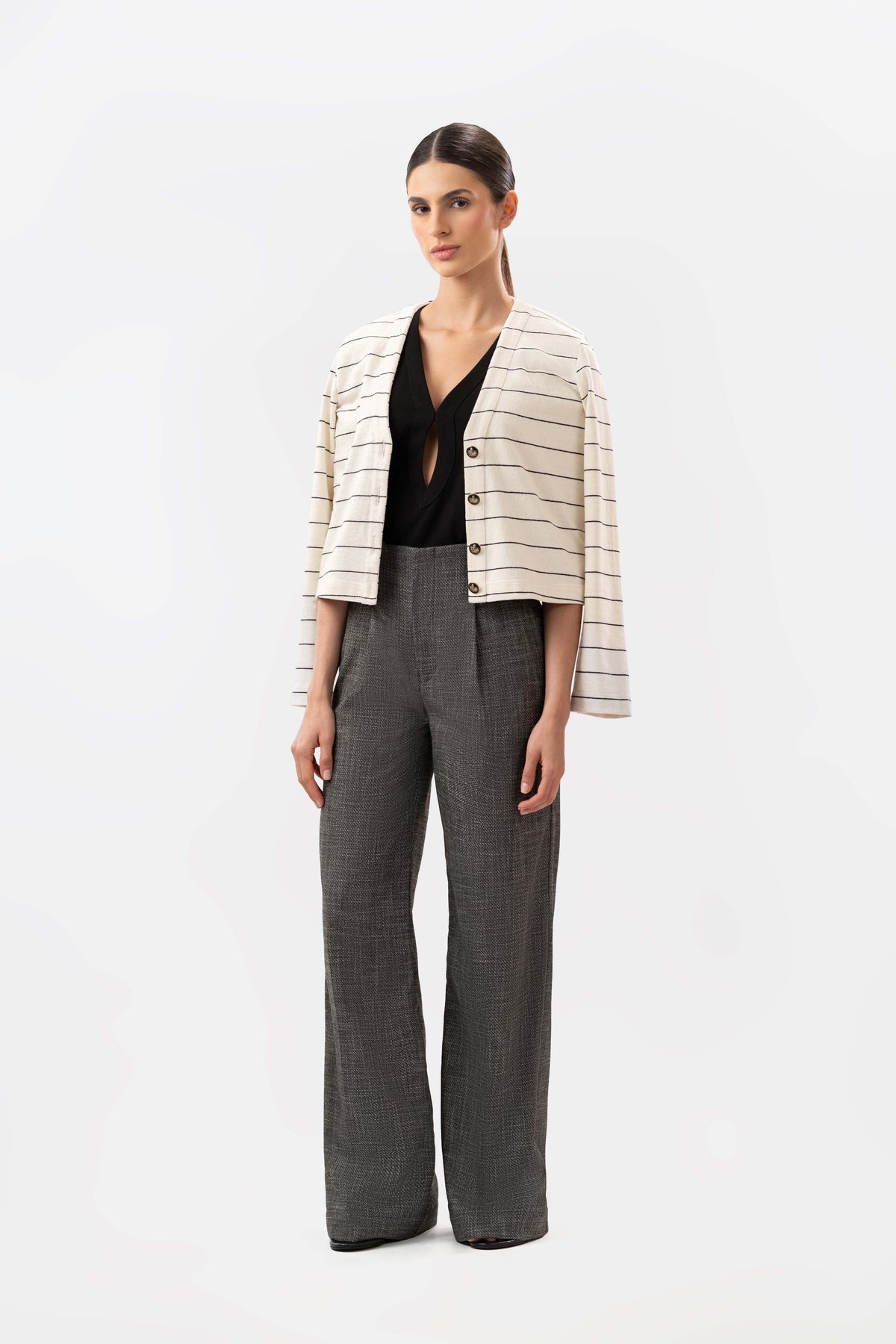 Chaqueta Olympe Ivory Negro