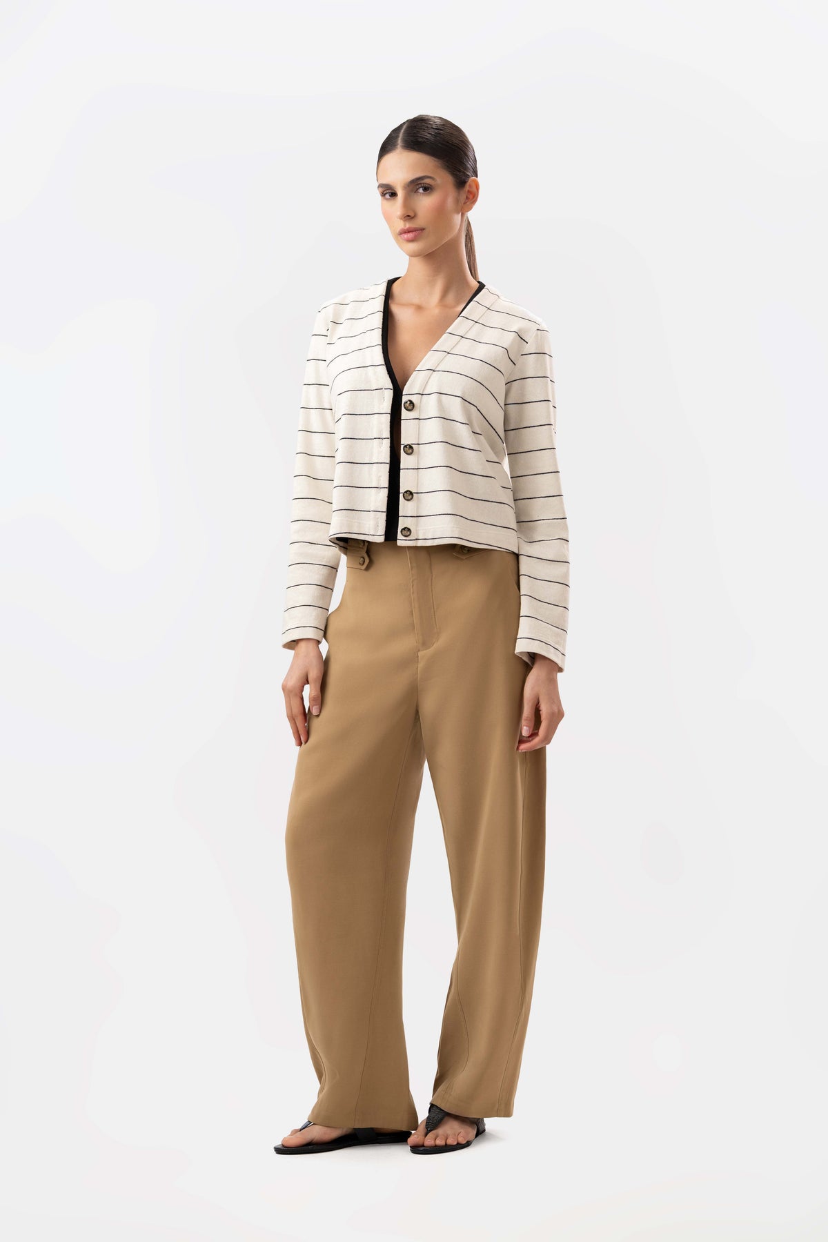 Chaqueta Olympe Ivory Negro