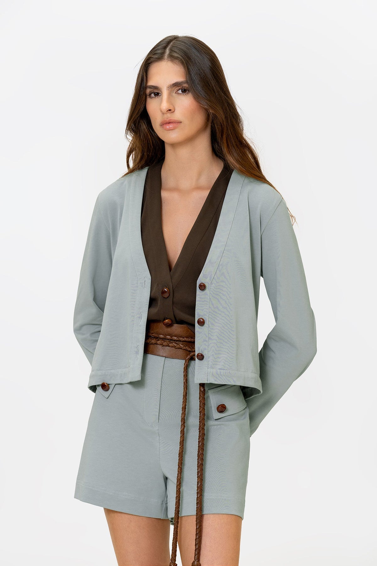 Chaleco Cleo Ice Blue