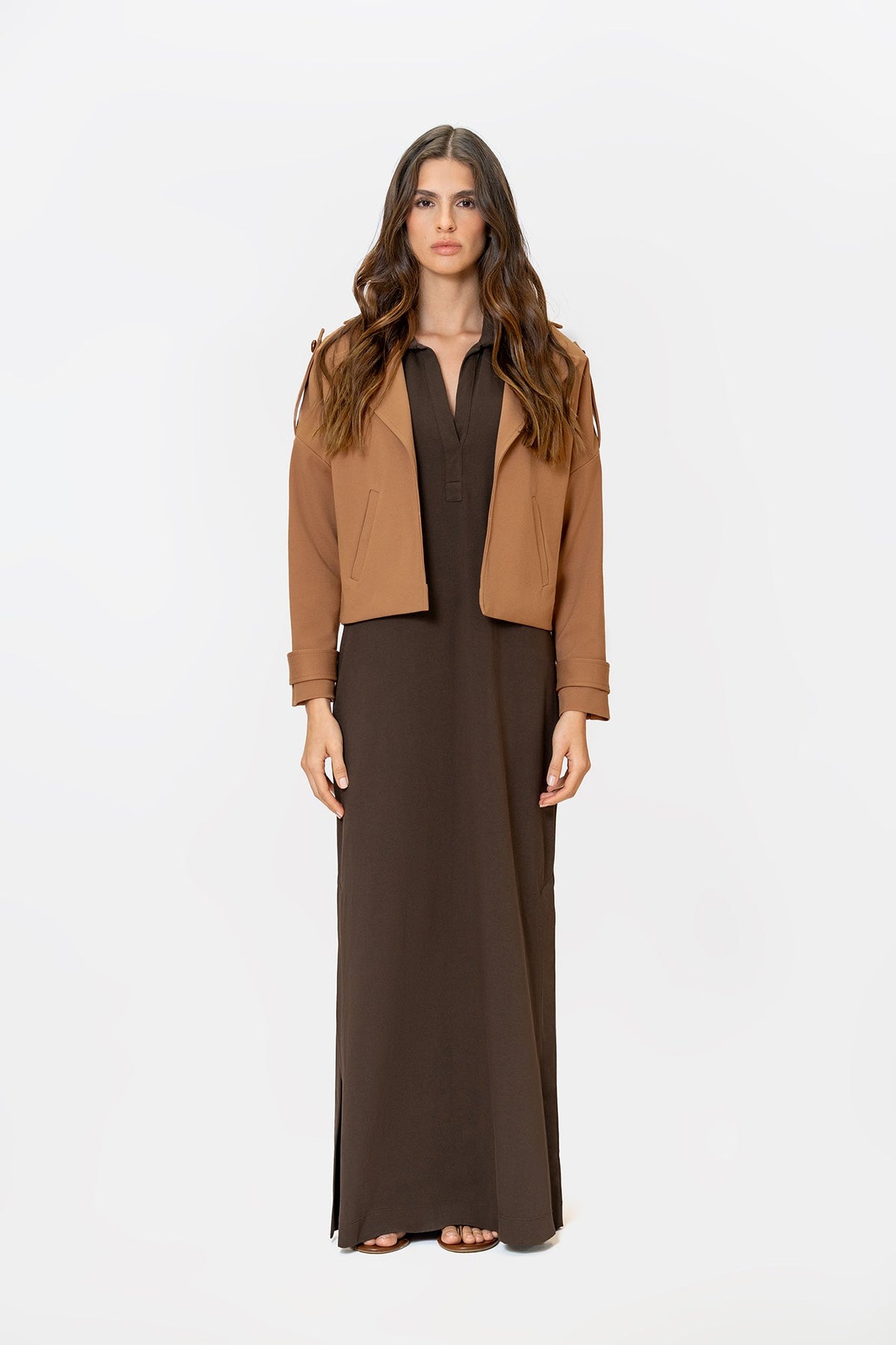 Chaqueta Efecto Camel