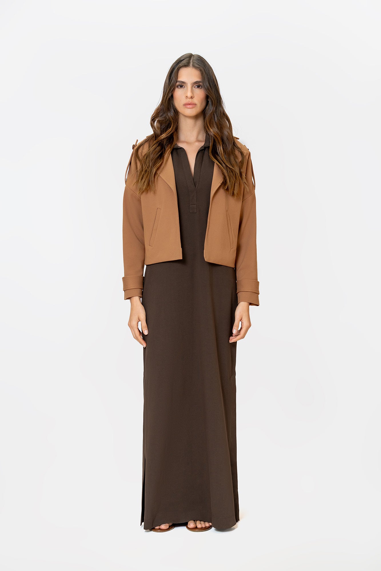 Chaqueta Efecto Camel