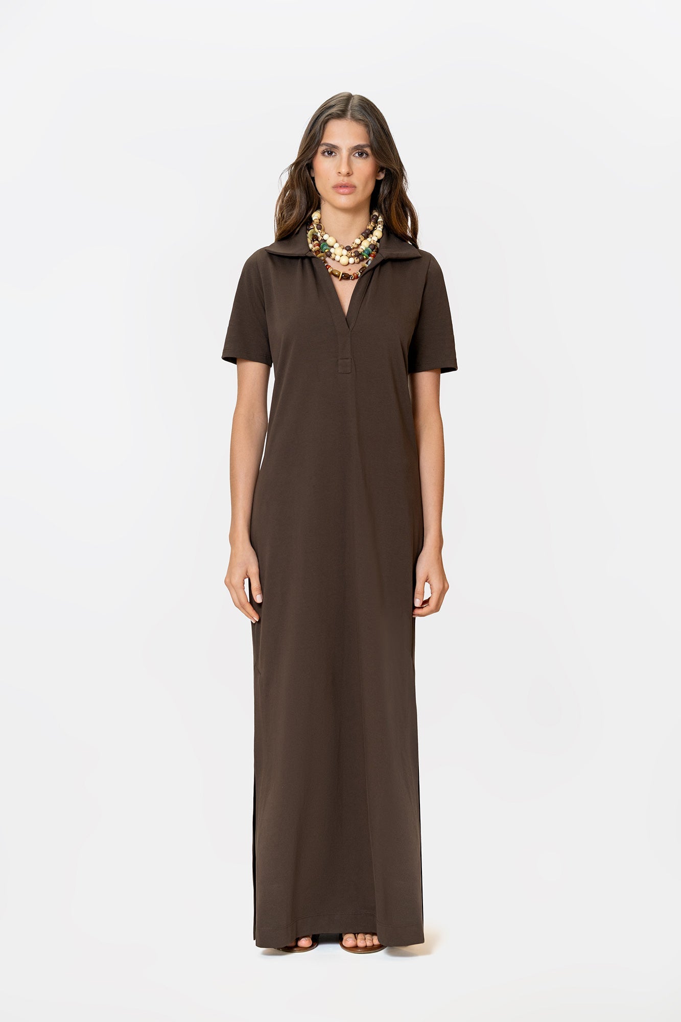 Vestido Lume Earthy Brown