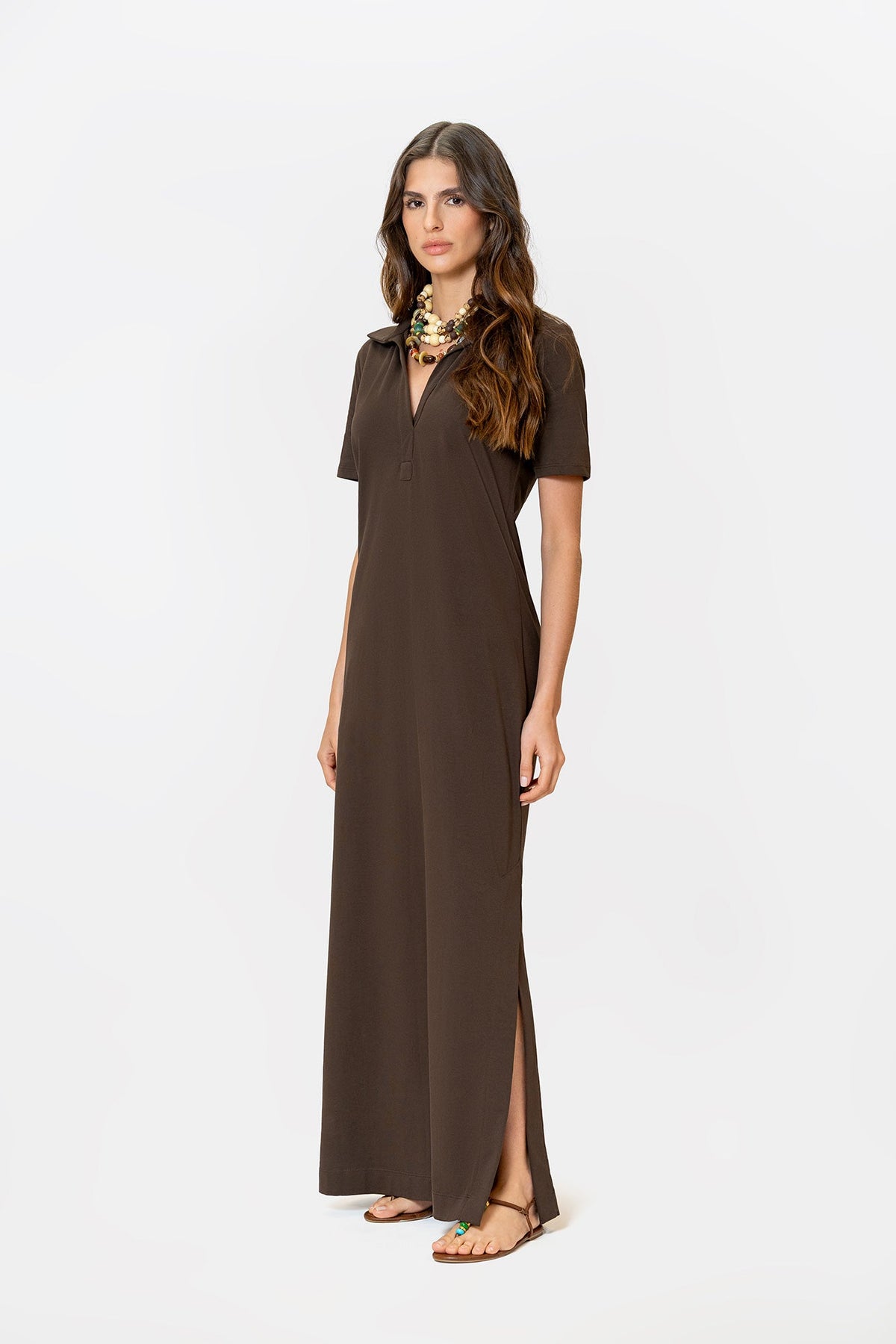 Vestido Lume Earthy Brown