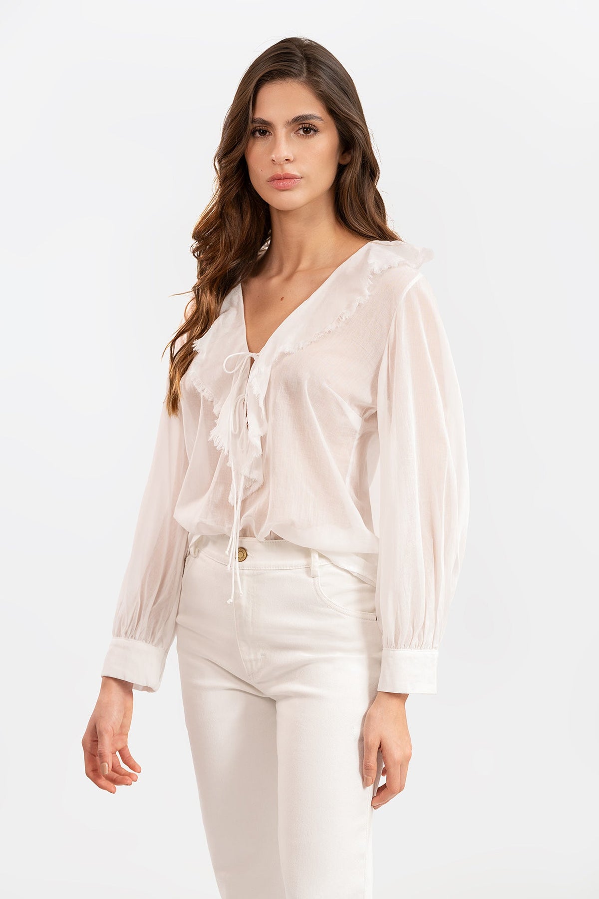 Blusa Orla Blanco