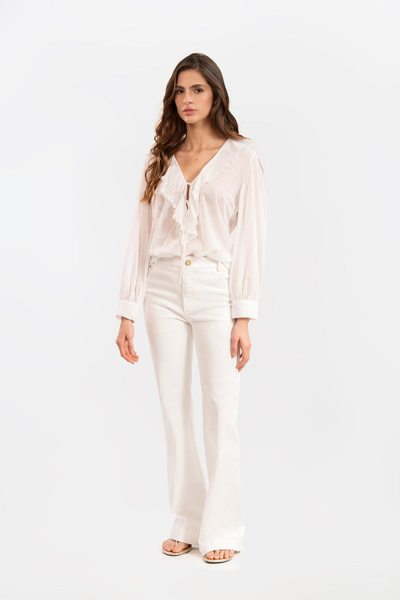 Blusa Orla Blanco
