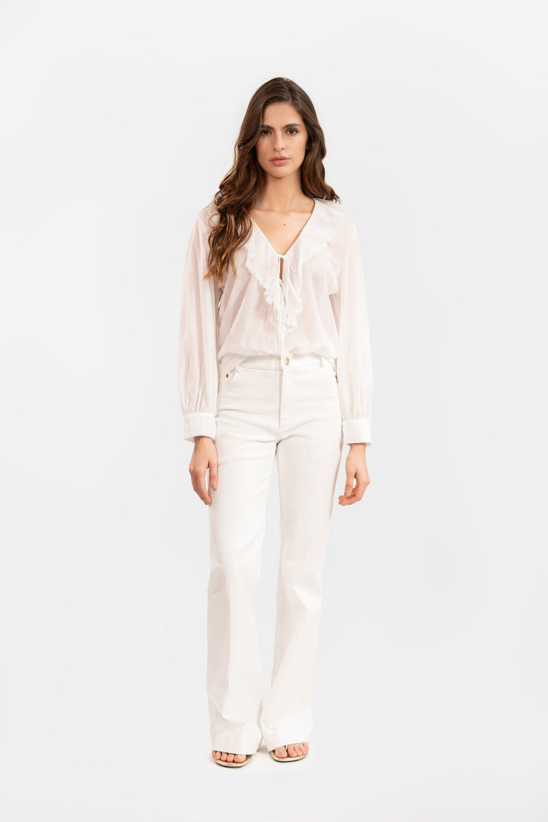 Blusa Orla Blanco
