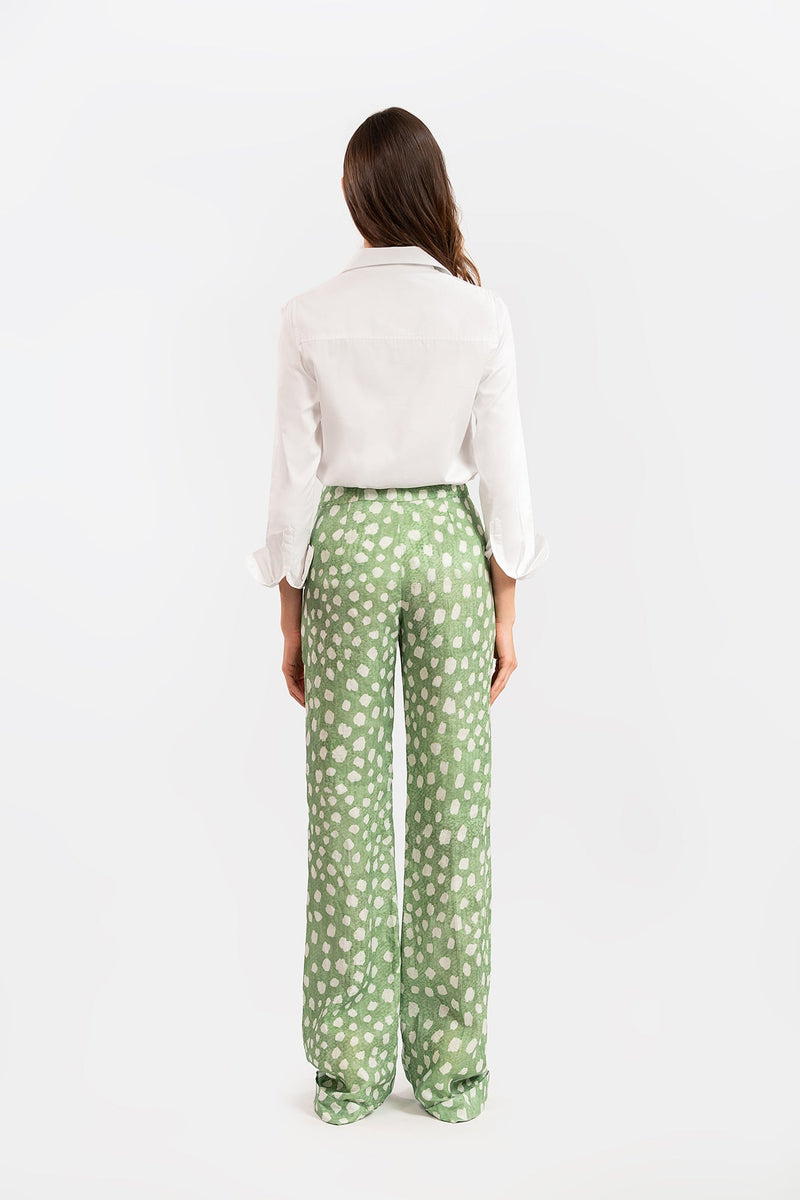 Pantalón Olivo Wild Dots