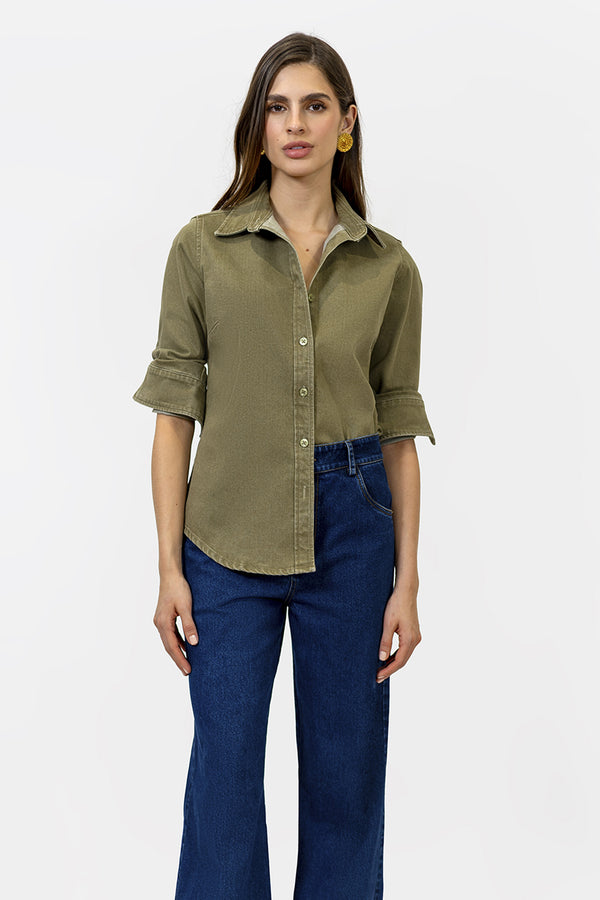 Camisa Eco Verde Oliva