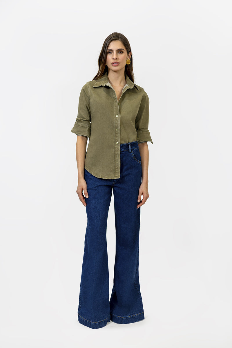 Camisa Eco Verde Oliva