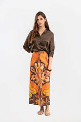 Camisa Nácar Chocolate