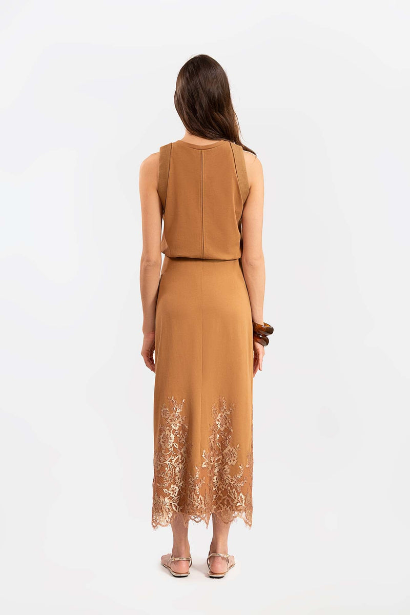 Falda Nexo Camel
