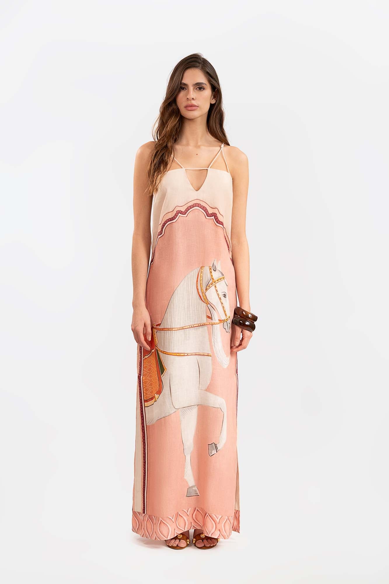 Vestido Isidora Rosa Claro