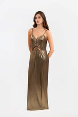 Vestido Maeva Dorado