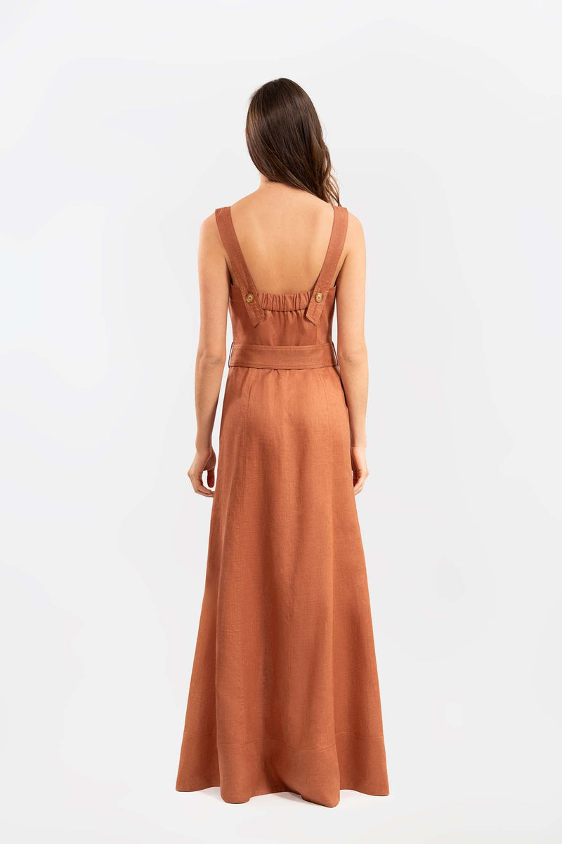 Vestido Versa Bronce