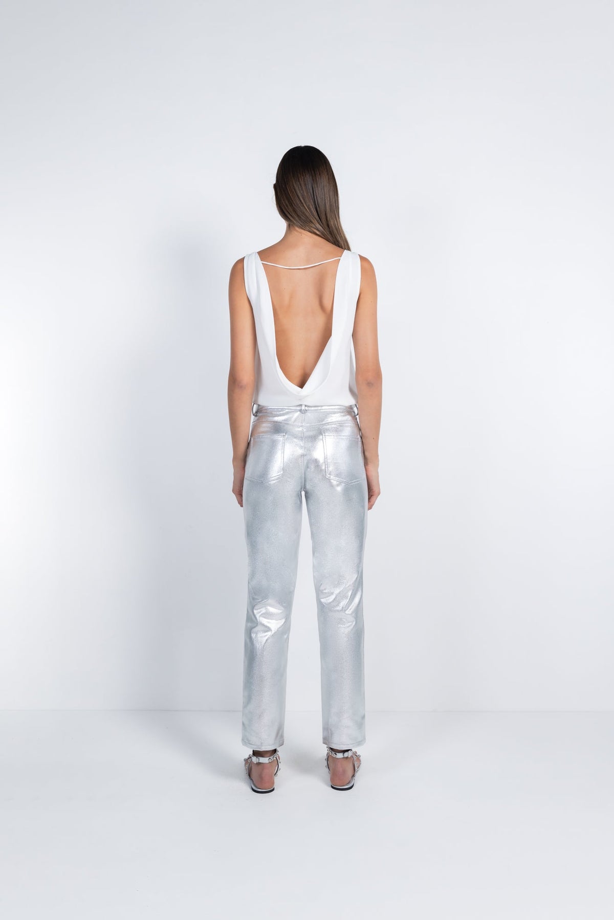 Azazie Nirvana Vestido de Bronceador de Satin Mate de Princesa con Volante  | Azazie, image size:1200x1799