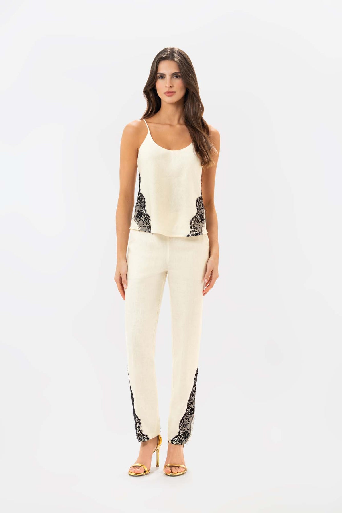 Blusa Siena Ivory Negro