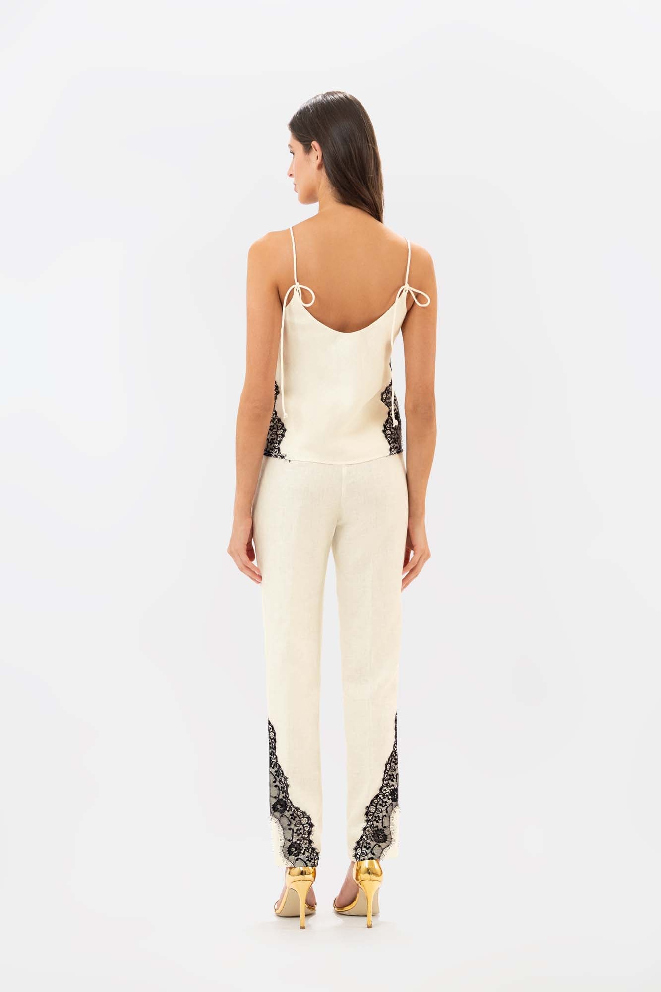 Blusa Siena Ivory Negro