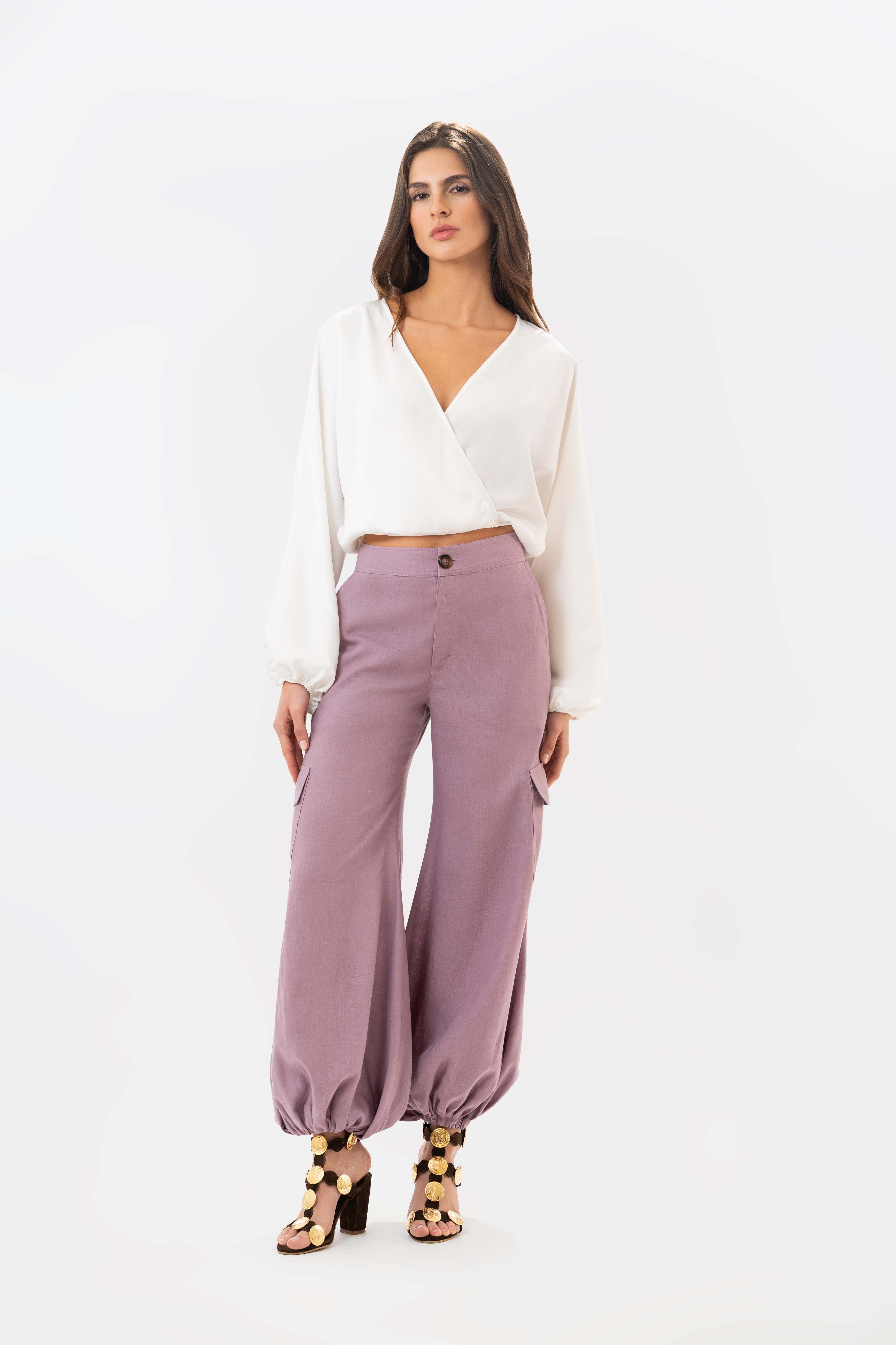 Pantalón Presencia Dusted Grape