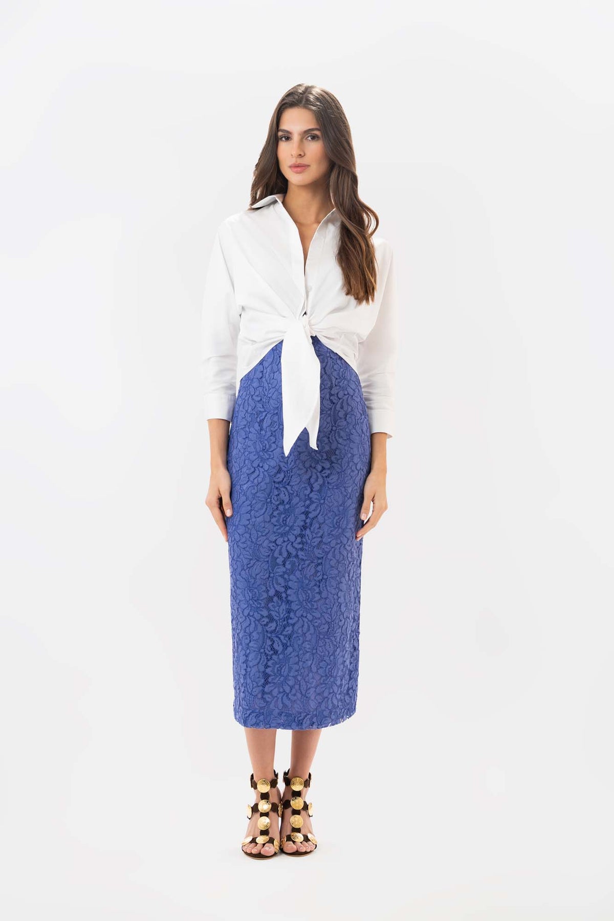Vestido Horizonte Electric Blue