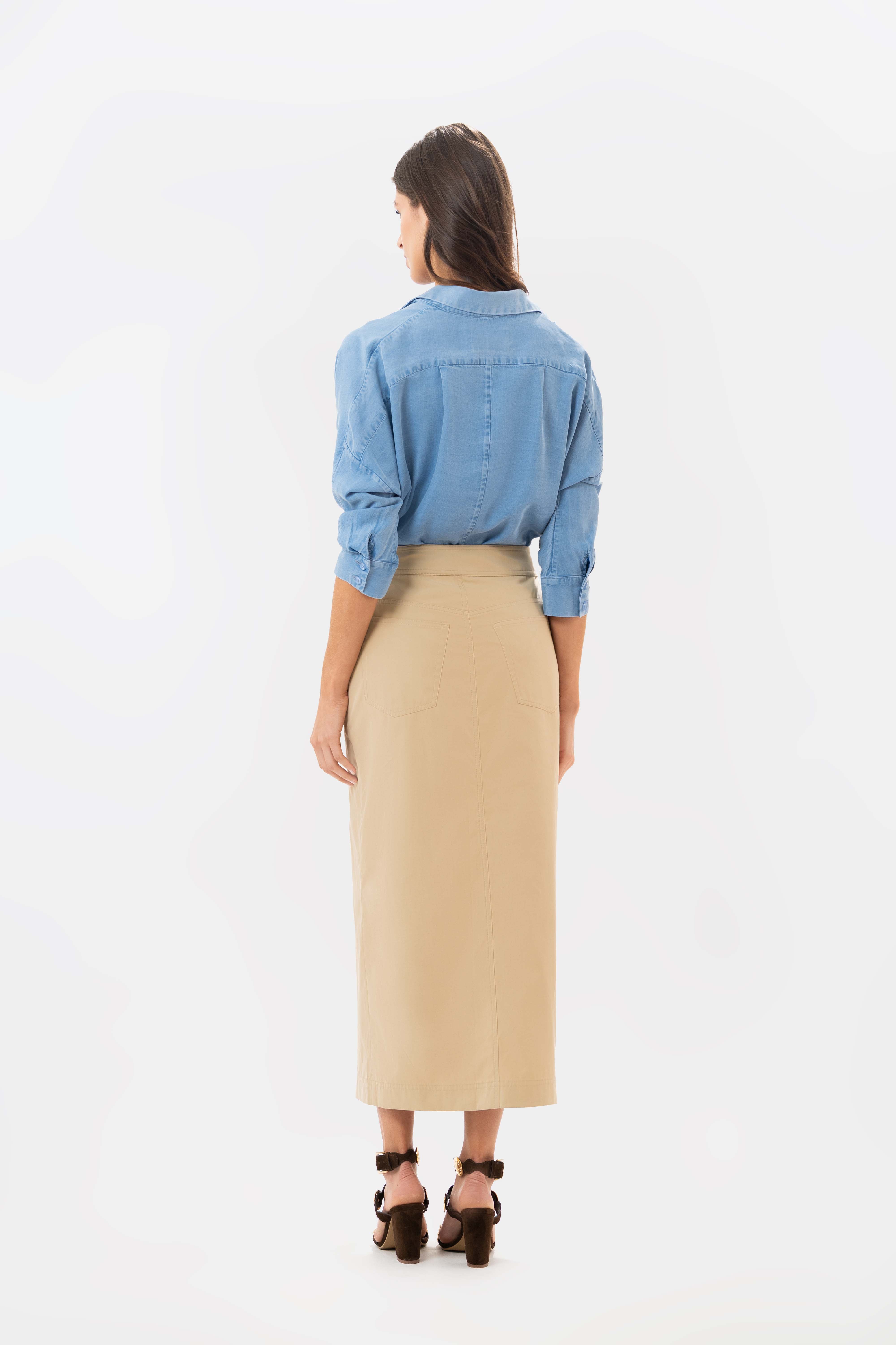 Falda Atena Khaki