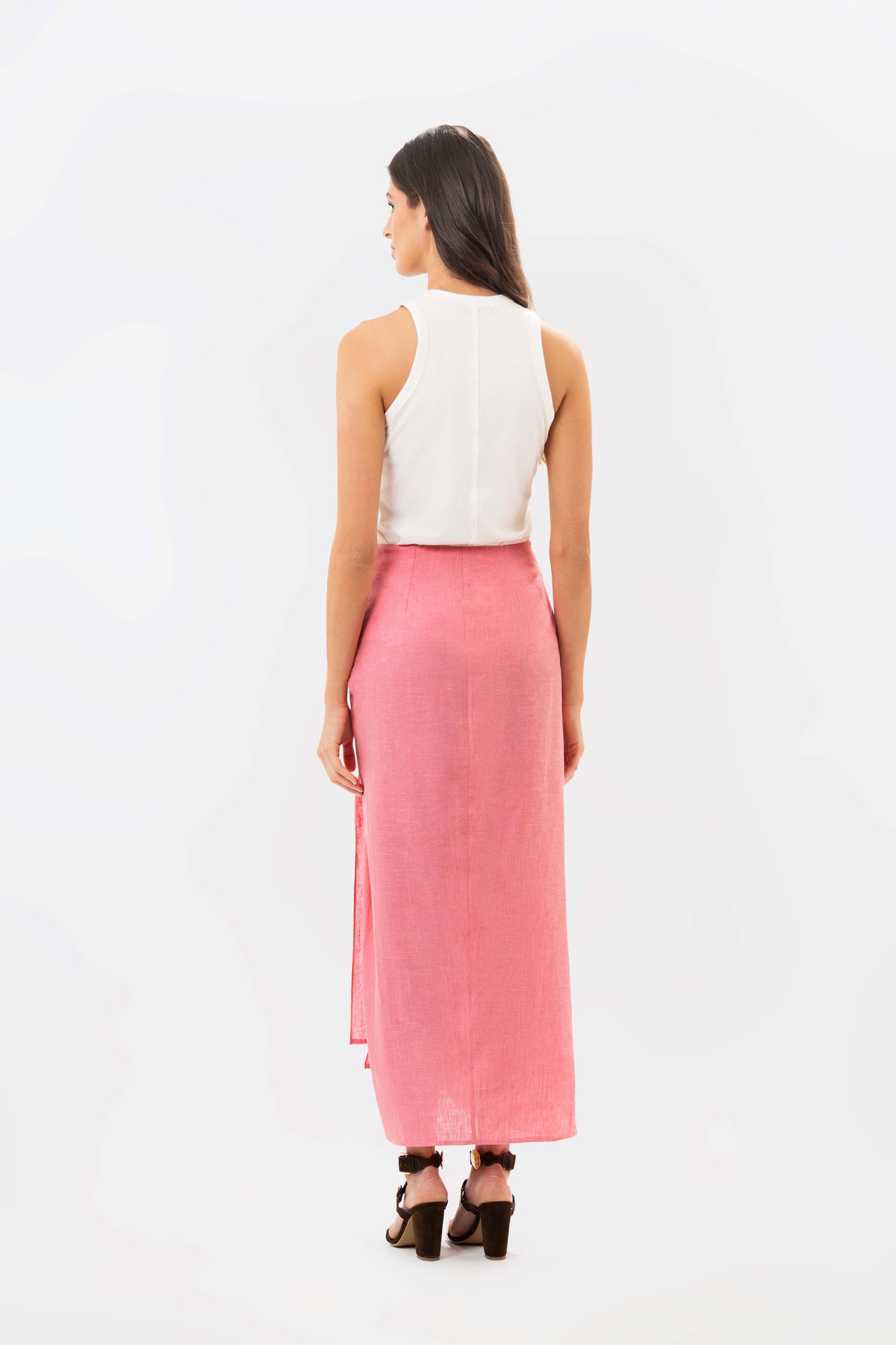 Falda Elara Lava Red