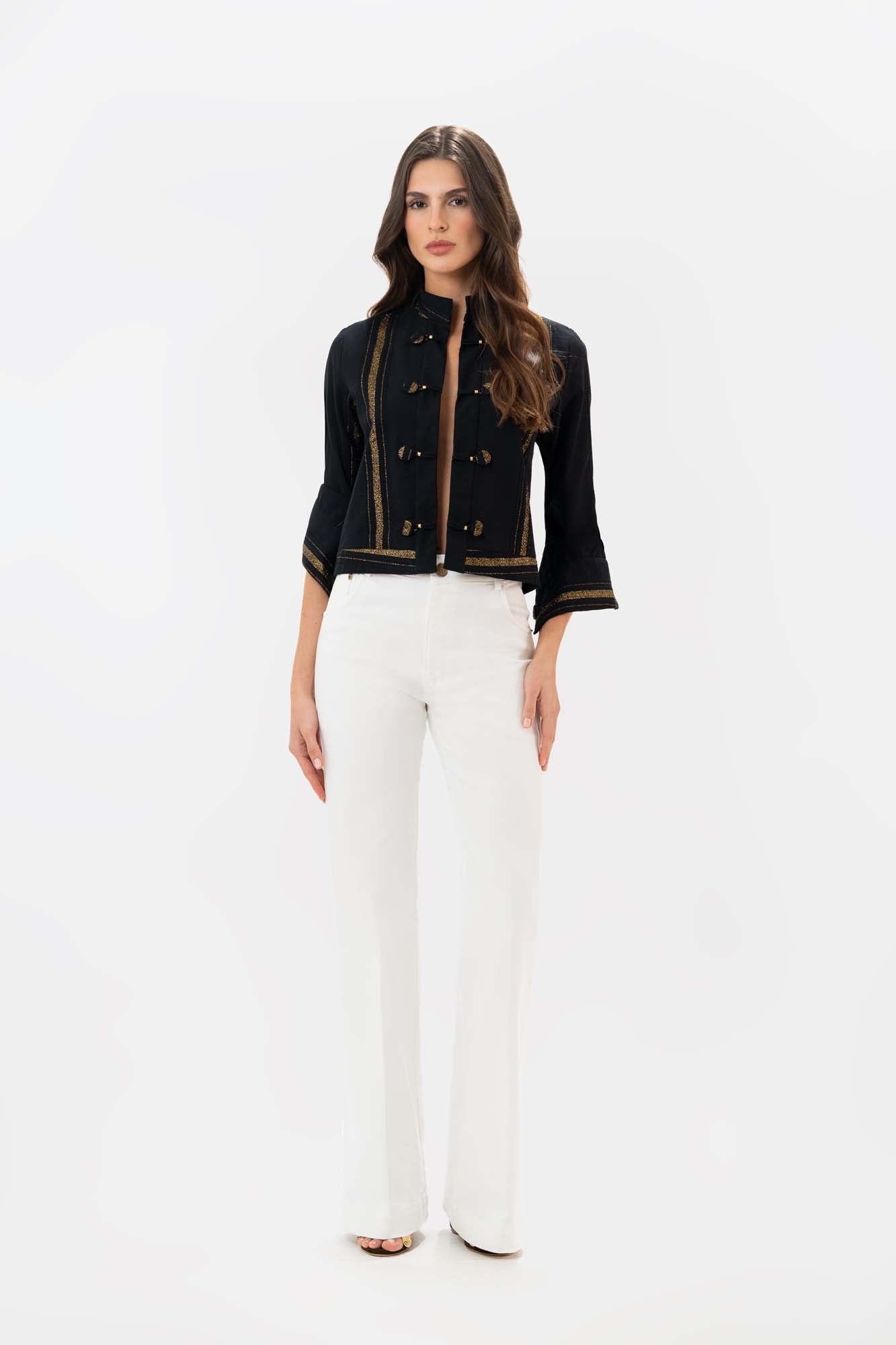 Chaqueta Silente Negro Dorado