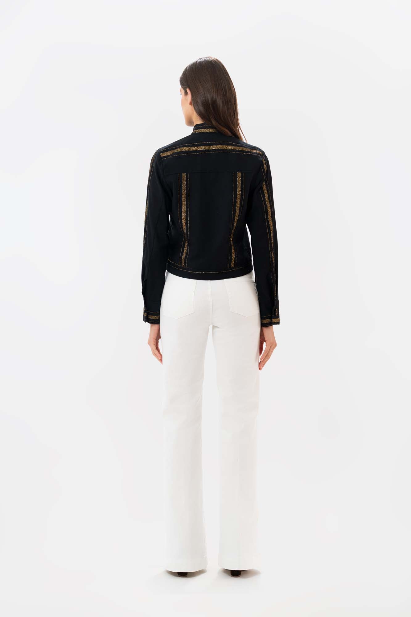 Chaqueta Silente Negro Dorado