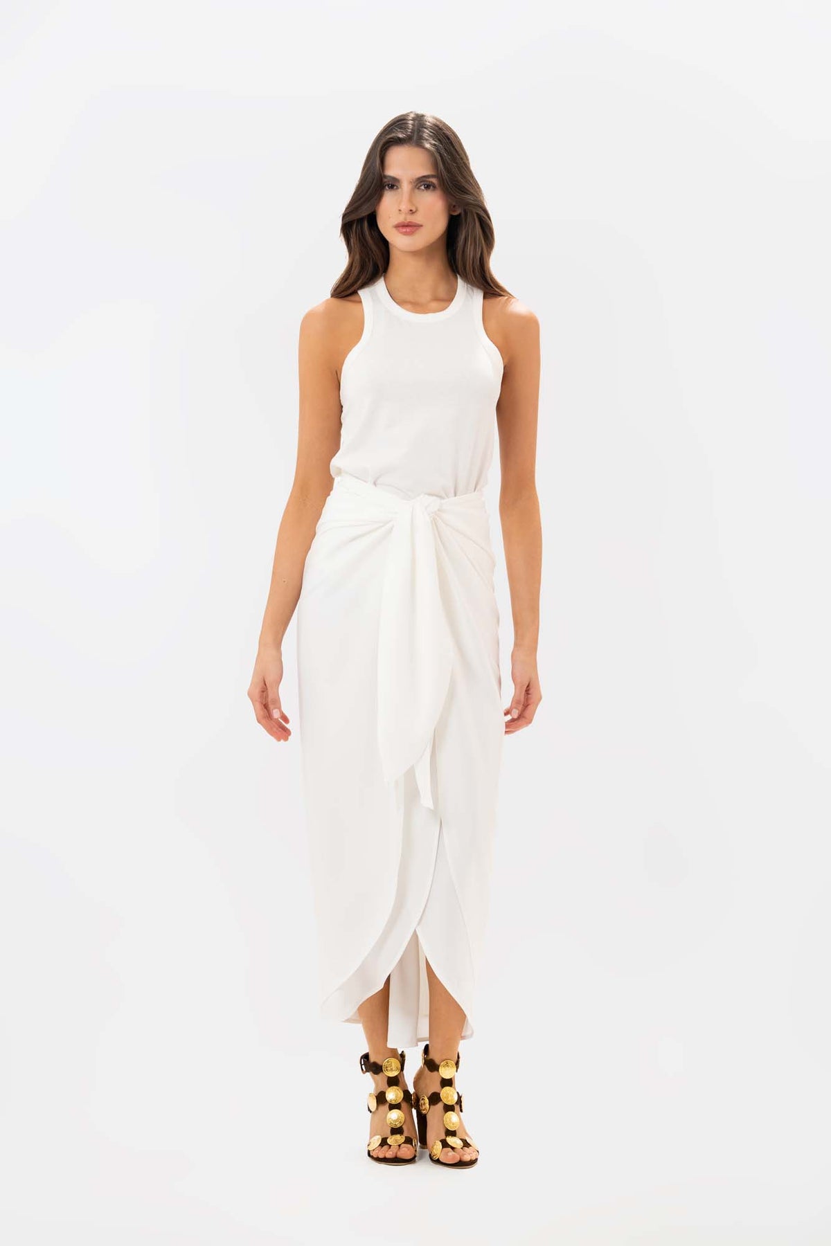 Falda Liora Ivory
