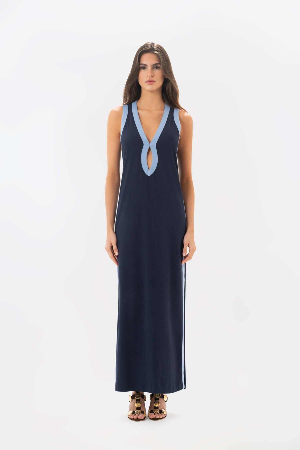 Vestido Camino Azul