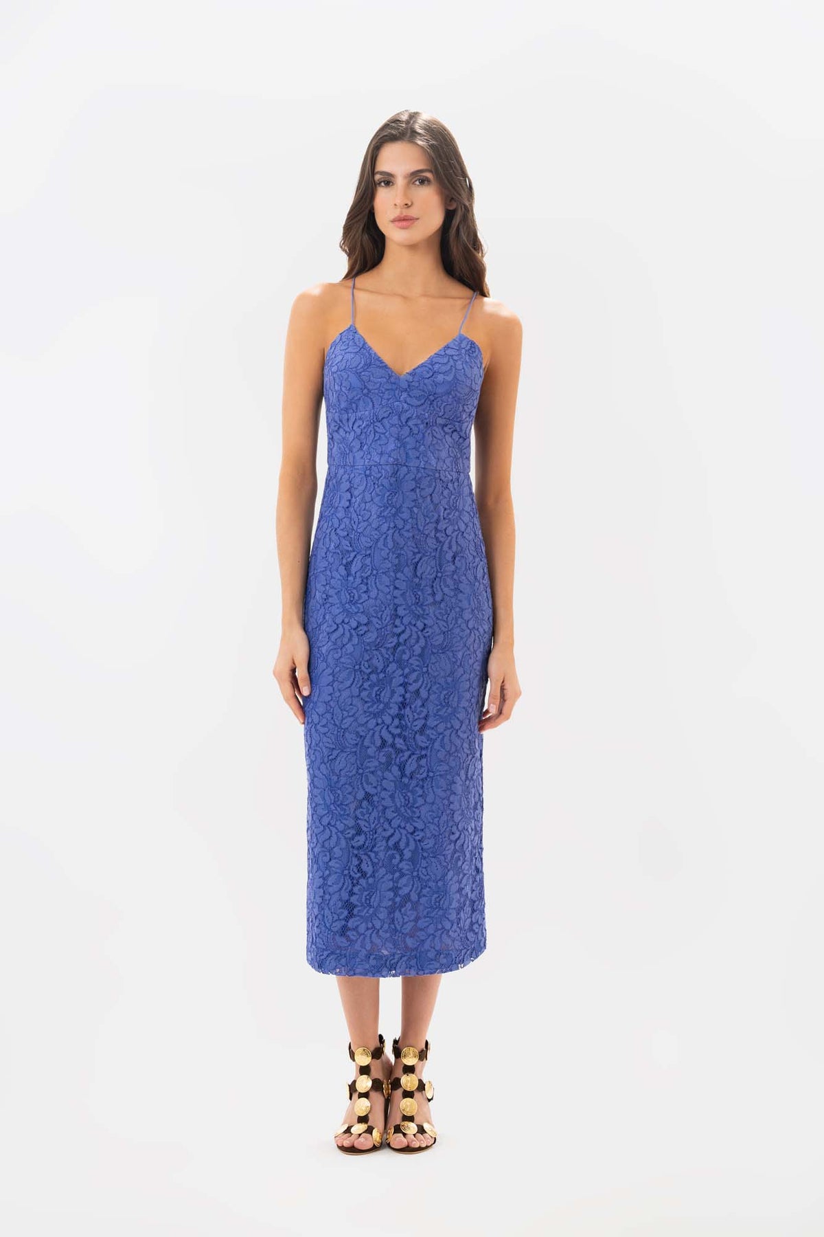 Vestido Horizonte Electric Blue