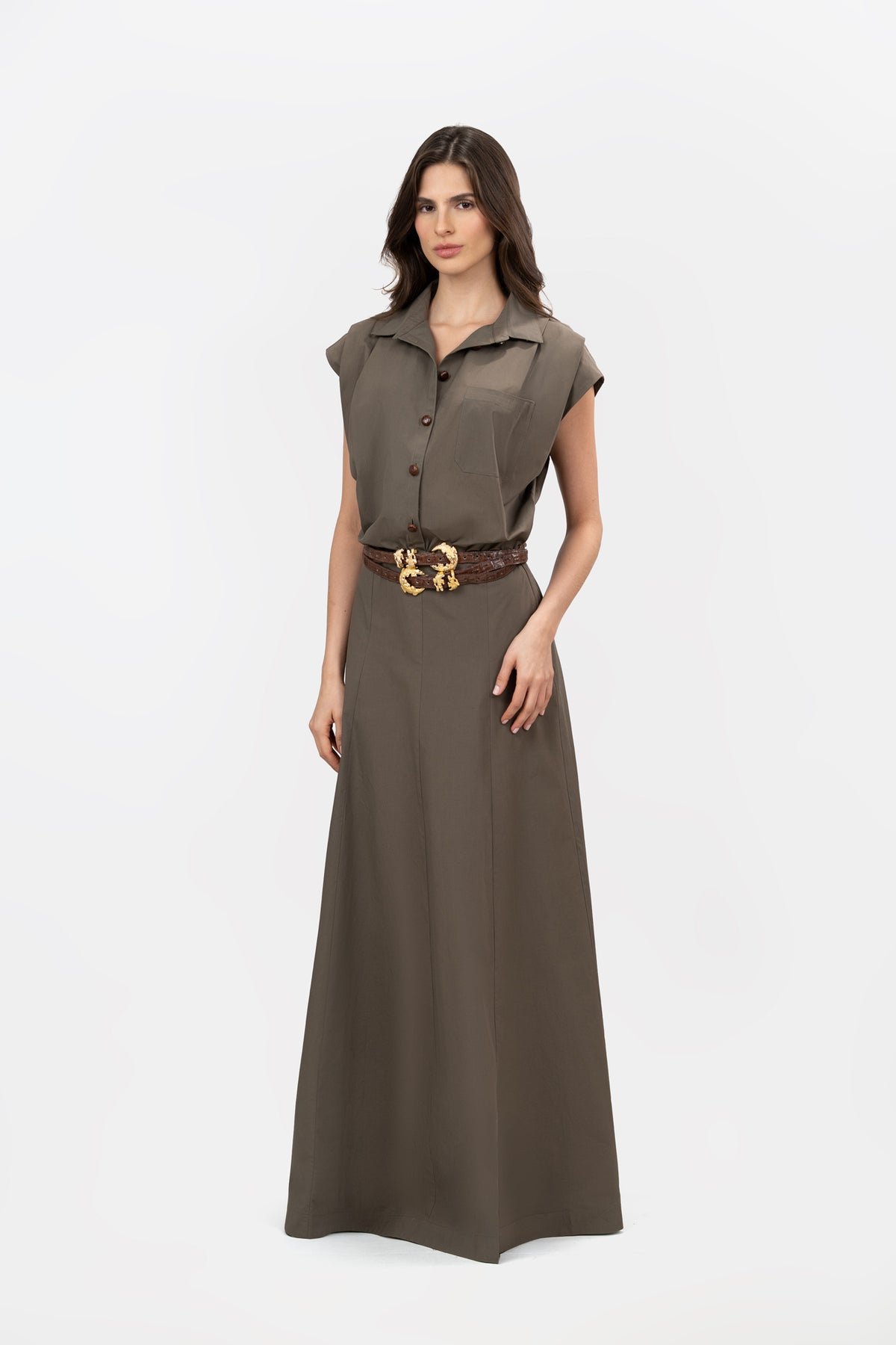 Vestido Ocaso Taupe