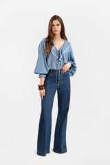 Blusa Orla Azul Claro