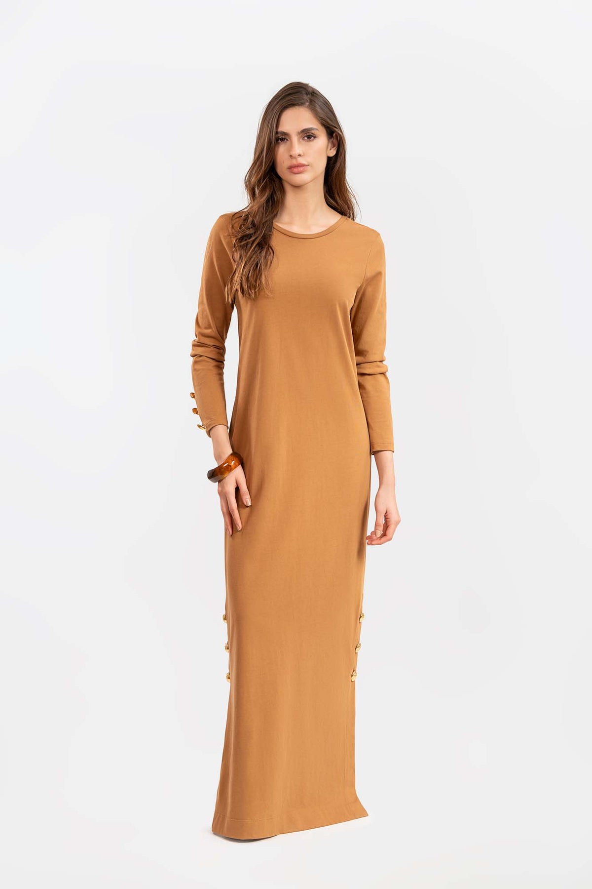 Vestido Solara Camel