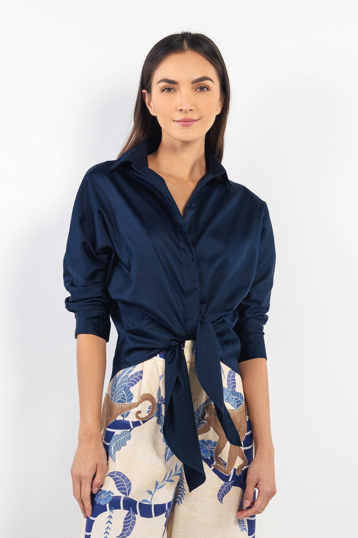 Camisa Halen Azul Turquí
